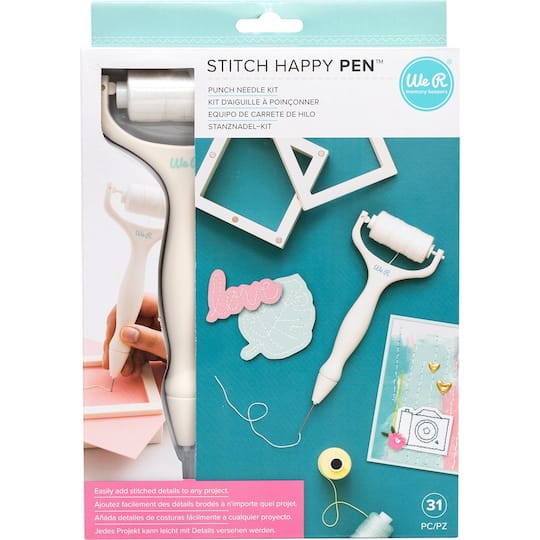 We R Memory Keepers&#xAE; Stitch Happy Pen&#x2122; Punch Needle Kit
